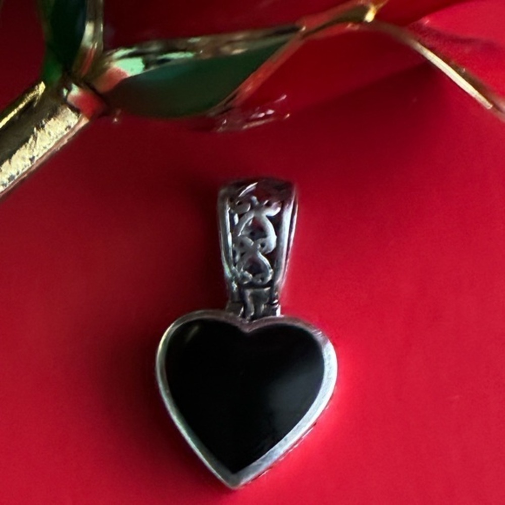 925 Silver Pendant,Elegant Silver Heart Pendant Necklace